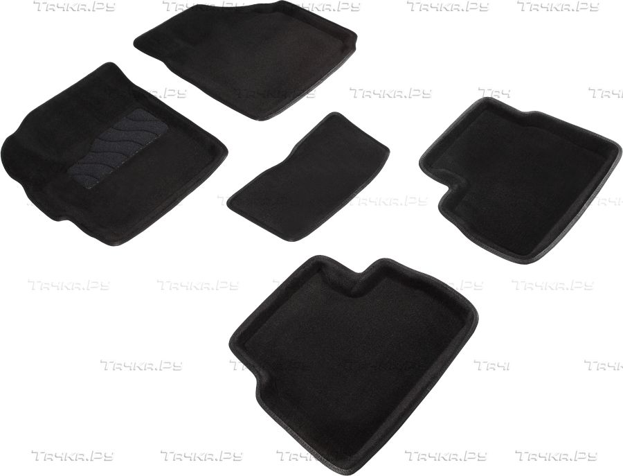 Коврики Seintex 3D ворсовые для салона Daewoo Matiz 2000-2026. Артикул 82157