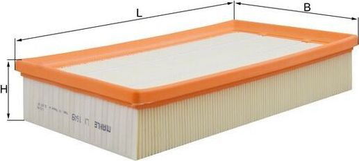 Воздушный фильтр Mahle-Knecht. Артикул LX 1649