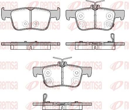 Тормозные колодки Remsa. Артикул 1551.20