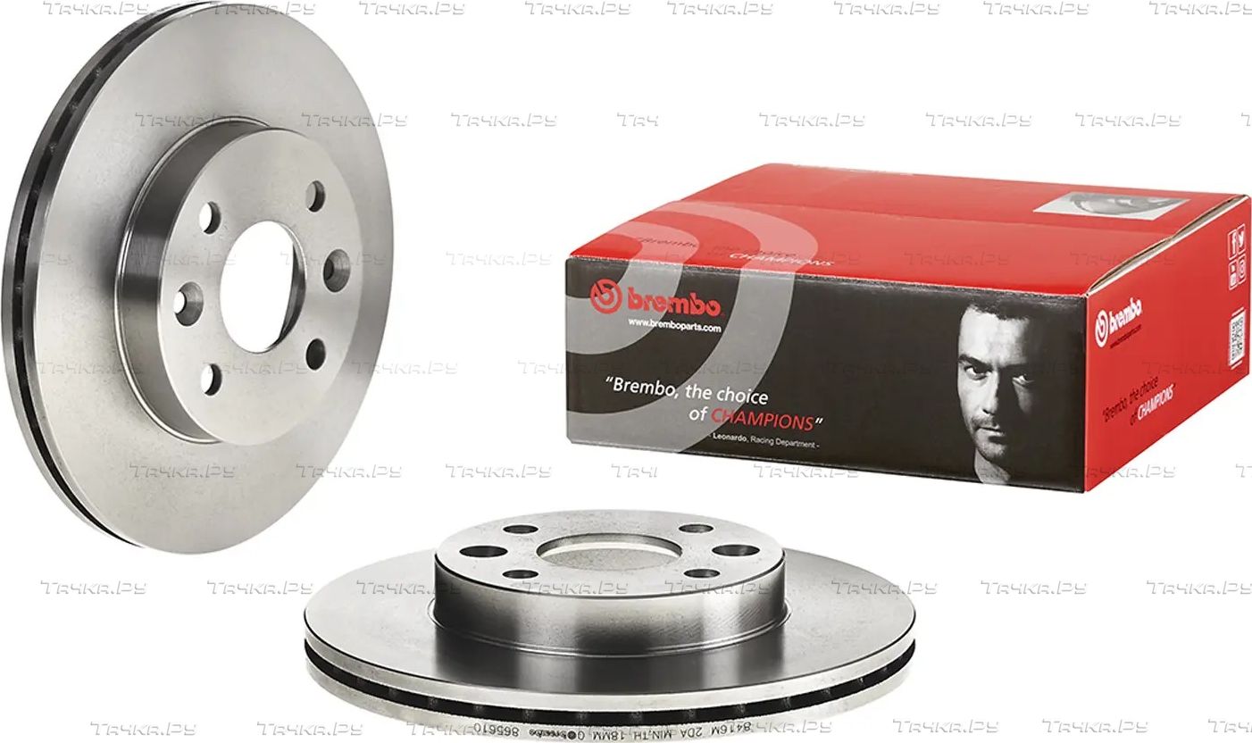 Тормозной диск Brembo передний для Kia Shuma I 1996-2001. Артикул 09.8656.10