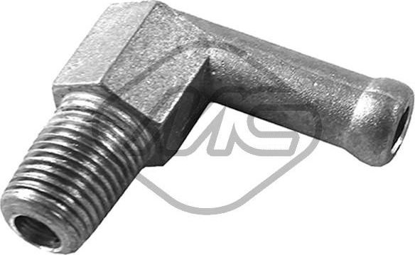 Патрубок радиатора (системы охлаждения) Metalcaucho (алюминий) для Ford Fiesta V 2001-2008. Артикул 03140