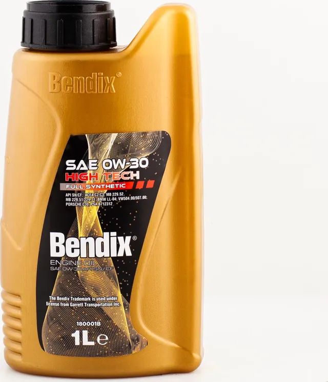 Масло моторное 1л.  синтетика BENDIX HIGH TECH C2/C3 0W-30 API SN/CF ACEA C2/C3  VW504.00/507.00  MB Bendix. Артикул 180001b