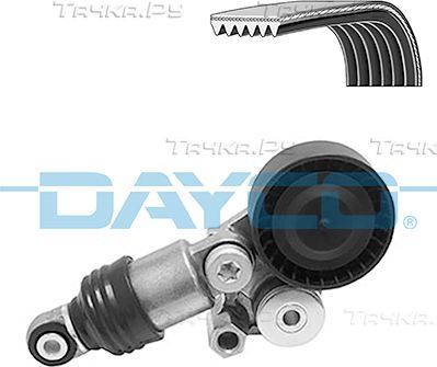 Приводной ремень поликлиновой с роликами (комплект) Dayco. Артикул KPV495