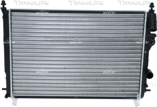 Радиатор охлаждения двигателя NRF (алюминий). Артикул 58106A