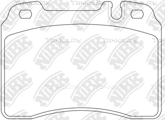Тормозные колодки NiBK. Артикул PN31022