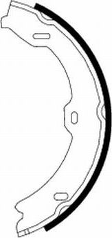 Тормозные колодки (стояночная тормозная система) Textar. Артикул 91067000