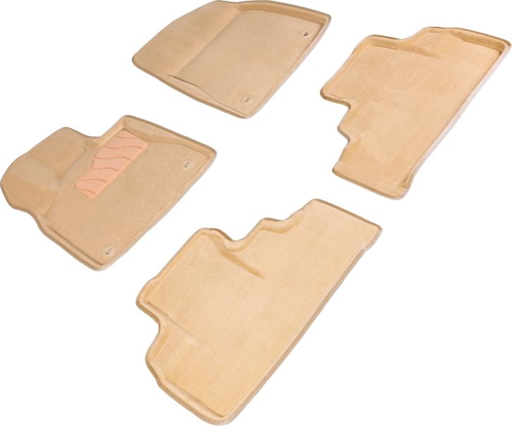 Коврики Seintex 3D ворсовые для салона Lexus RX IV 2015-2022 БЕЖЕВЫЕ. Артикул 91004