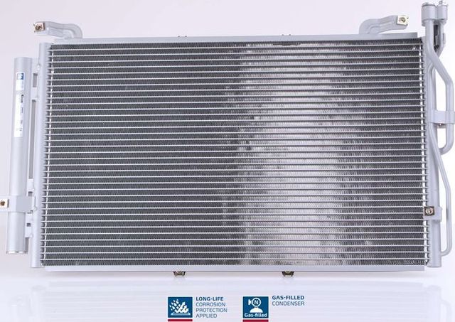 Радиатор кондиционера (конденсатор) Nissens (алюминий) для Hyundai Matrix I 2001-2010. Артикул 94645