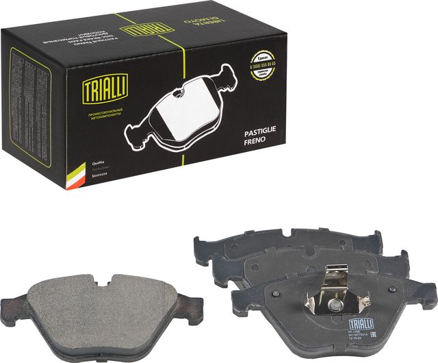 Тормозные колодки Trialli (Low-Metallic) передние для BMW 5 VI (F10/F11/F07) 2009-2017. Артикул PF 4189
