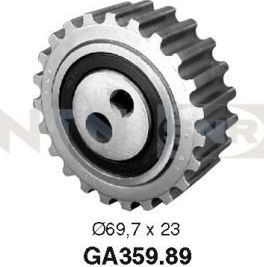 Натяжной ролик (натяжитель) ремня ГРМ NTN / SNR. Артикул GA359.89