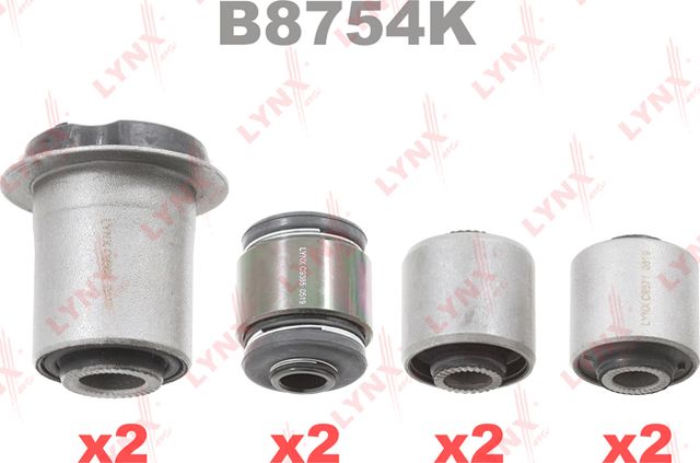 Сайлентблок заднего рычага подвески LYNXauto KIT. Артикул B8754K