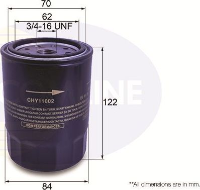 Масляный фильтр Comline. Артикул CHY11002