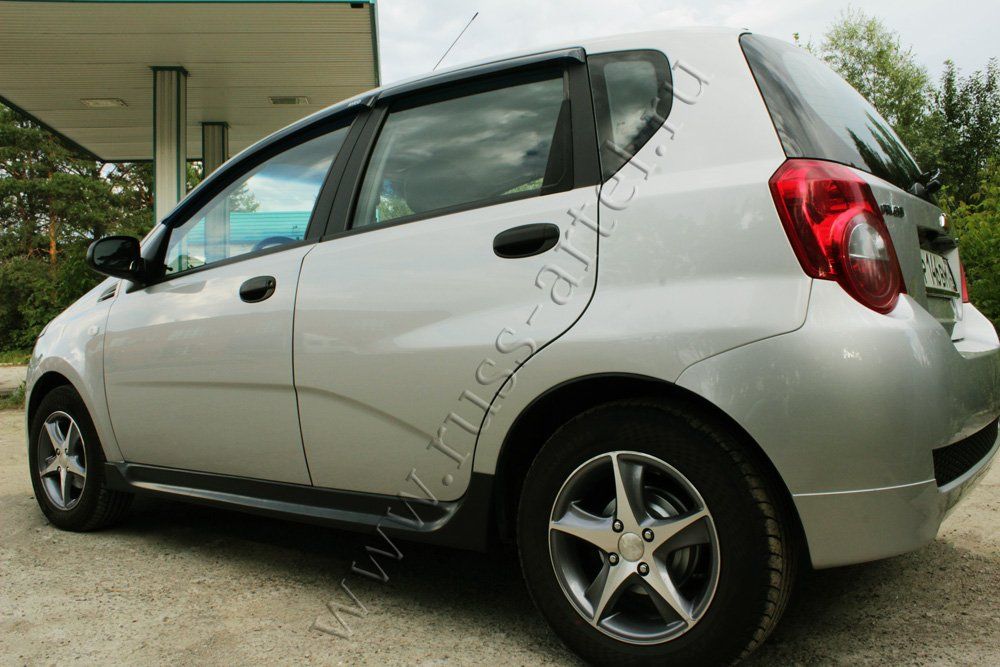 Тюнинг обвес порогов Русская Артель для Chevrolet Aveo I хэтчбек 5дв. 2006-2011. Артикул TOPCA-017200
