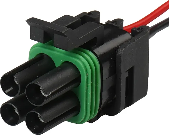 Разъём 4 pin с проводами для датчика кислорода Лада, УАЗ, Chevrolet (AECC005) (Airline). Артикул AECC005