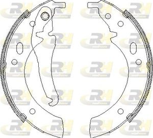 Тормозные колодки RoadHouse задние для BMW 5 I (E12) 1972-1981. Артикул 4018.00