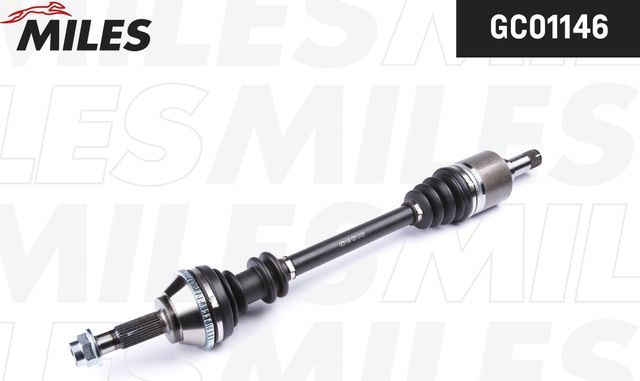 Полуось (привод в сборе, приводной вал) Miles левая для Fiat Ducato II 1994-2002. Артикул GC01146