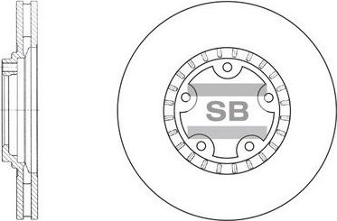 Тормозной диск Sangsin Hi-Q. Артикул SD1030