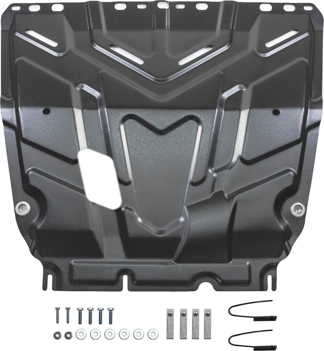 Защита AutoMax для картера + КПП Ford Grand C-Max II поколение 2010-2015. Артикул AM.1850.2