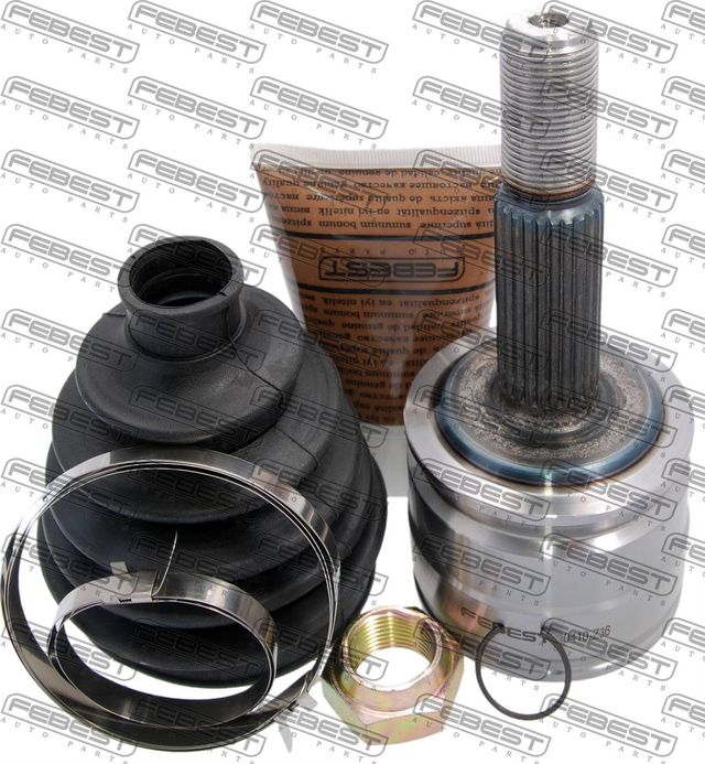 Шрус наружный (граната) Febest передний для Mitsubishi Colt VI (Z20/Z30) 2004-2012. Артикул 0410-Z36