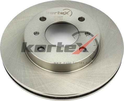 Диск тормозной NISSAN ALMERA N16/PRIMERA P11 -99 (без ABS) перед.вент.(d=257mm) (Kortex). Артикул KD0009