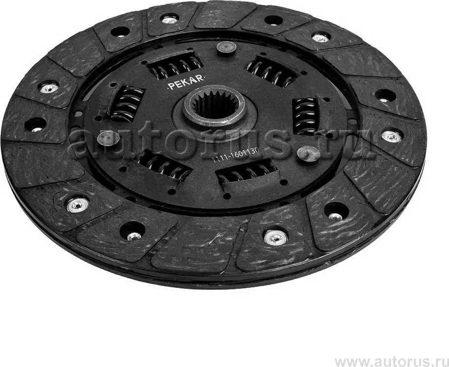 Диск сцепления ведомый для а/м LADA Ока 1111 (Pekar) Pekar. Артикул 11111601130