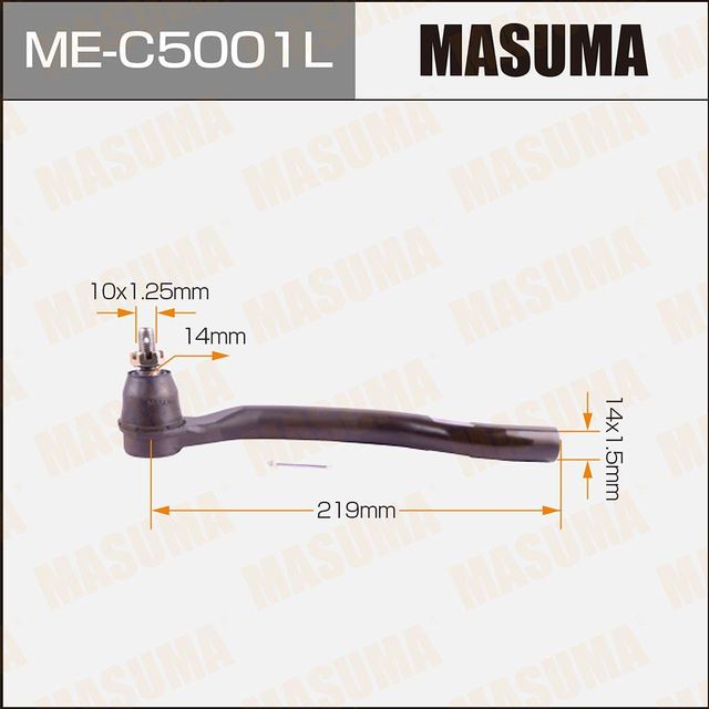 Наконечник рулевой тяги Masuma. Артикул ME-C5001L