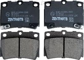 Тормозные колодки Zentparts. Артикул Z07291