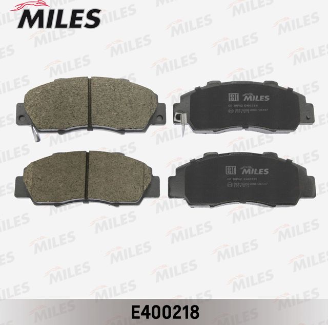 Тормозные колодки Miles (Low-Metallic) передние для Rover 600 1993-1999. Артикул E400218