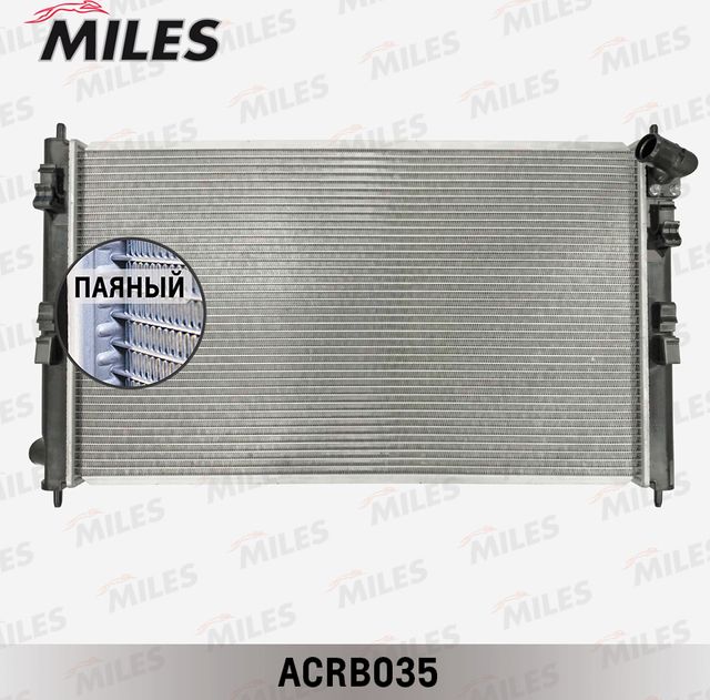 Радиатор охлаждения двигателя Miles для Mitsubishi Outlander XL 2006-2012. Артикул ACRB035