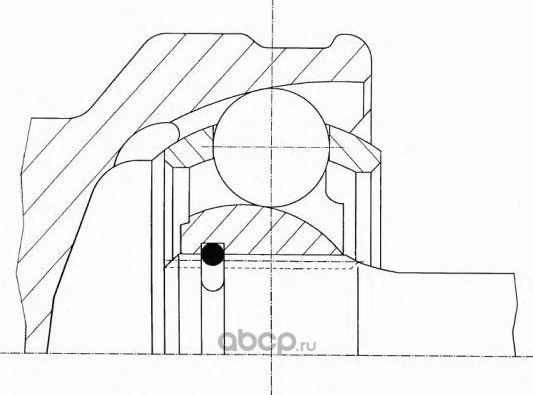 Шрус наружный Астра H, Зафира В 1,7-2,0. (GKN) GKN. Артикул 304397