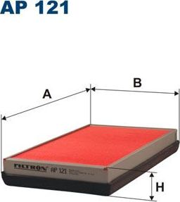 Воздушный фильтр Filtron для Subaru Leone III 1984-1992. Артикул AP 121