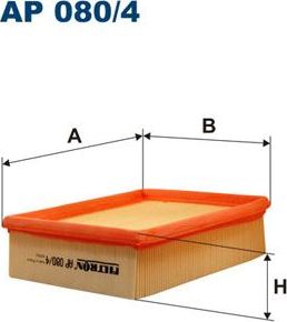 Воздушный фильтр Filtron. Артикул AP 080/4