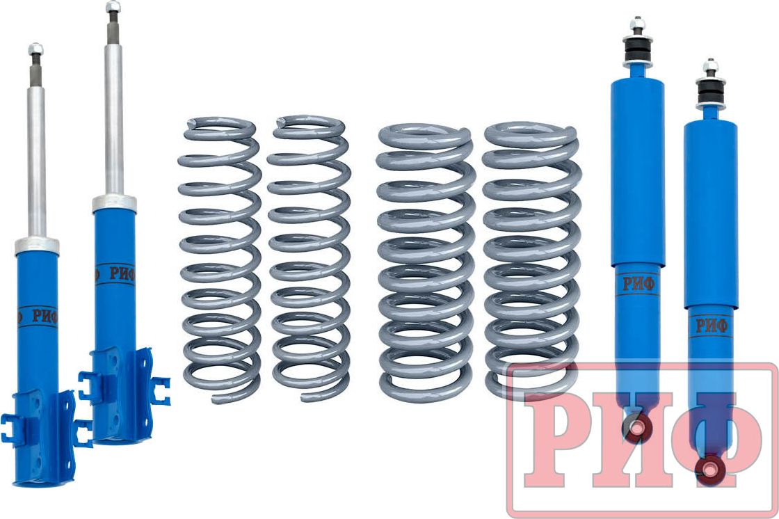 Лифт-комплект РИФ арктический жесткий для Suzuki Escudo II 5 дв 1997-2005, лифт 35 мм. Артикул RIF-GVFT-B-Arc