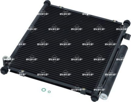 Радиатор кондиционера (конденсатор) NRF (алюминий). Артикул 35562