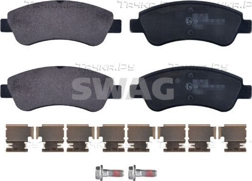 Тормозные колодки SWAG передние для Opel Corsa F 2019-2026. Артикул 62 91 6432