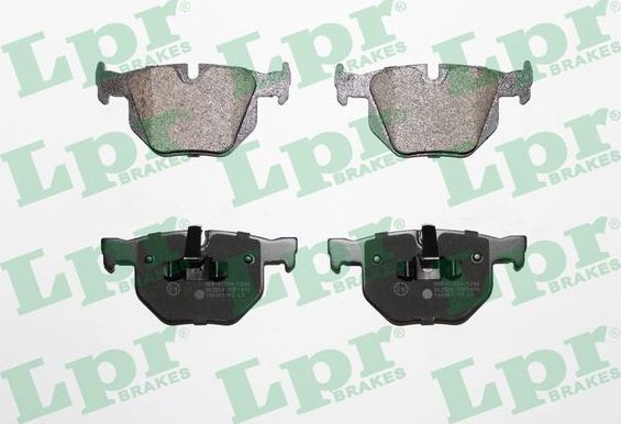 Тормозные колодки LPR задние для BMW X1 I (E84) 2009-2011. Артикул 05P1476