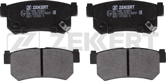 Тормозные колодки Zekkert задние для SsangYong Actyon I 2005-2011. Артикул BS-1496