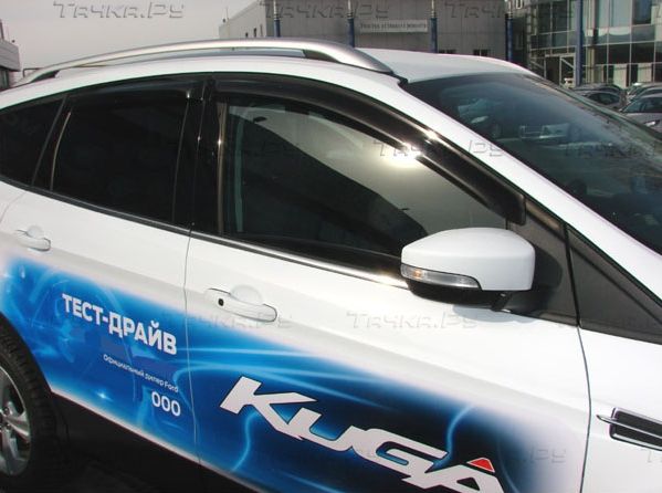 Дефлекторы SIM для окон Ford Kuga II 2013-2026. Артикул SFOKUG1332