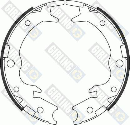 Тормозные колодки (стояночная тормозная система) Girling. Артикул 5186979