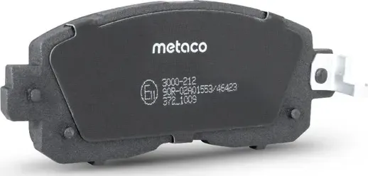 Колодки тормозные NISSAN JUKE/MAXIMA/TEANA/TIIDA/SUZUKI SX4 перед. (Metaco). Артикул 3000212