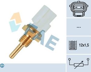 Датчик температуры охлаждающей жидкости FAE для Toyota Hilux VII 2004-2015. Артикул 33255