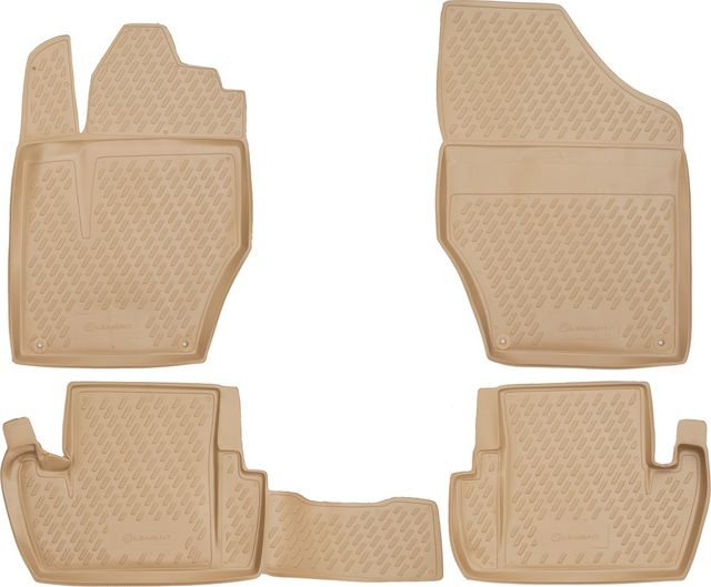 Коврики Element для салона Peugeot 308 I 2007-2013 БЕЖЕВЫЕ. Артикул CARPGT00001b