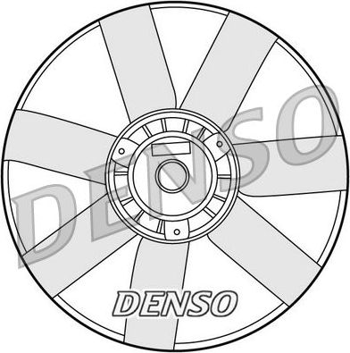 Вентилятор радиатора двигателя Denso. Артикул DER32005