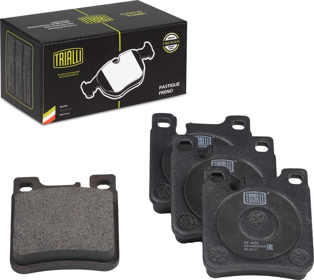 Тормозные колодки Trialli (Low-Metallic). Артикул PF 4058