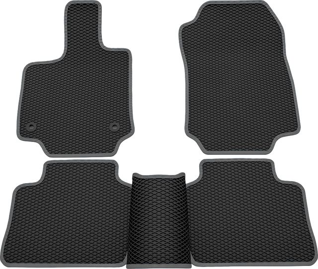 Коврики Rezkon EVA для салона Toyota RAV4 V 2019-2026 Серый кант. Артикул 9034035302