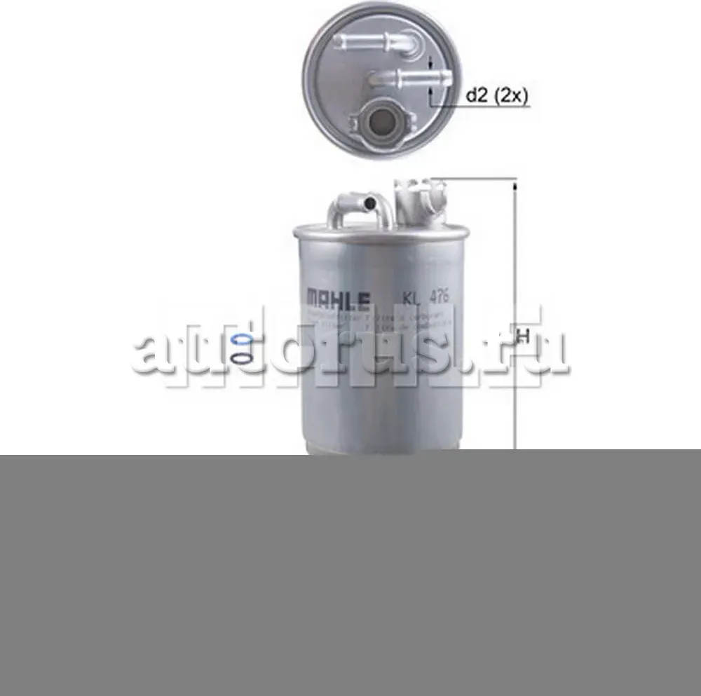 ФИЛЬТР ТОПЛИВНЫЙ (Mahle/Knecht). Артикул KL476