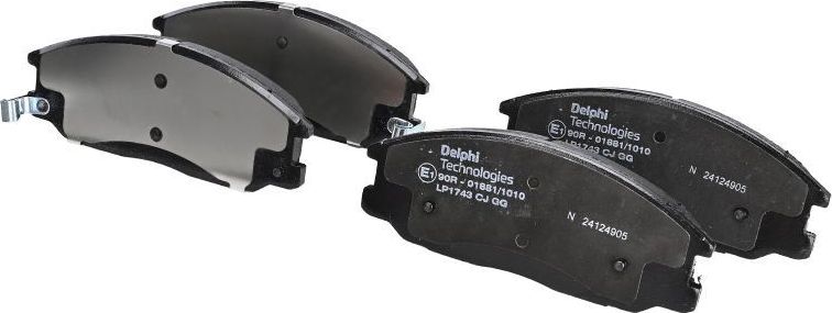 Тормозные колодки Delphi (Low-Metallic). Артикул LP1743