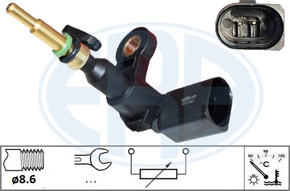 Датчик температуры охлаждающей жидкости Era для SEAT Arona I 2017-2026. Артикул 331061