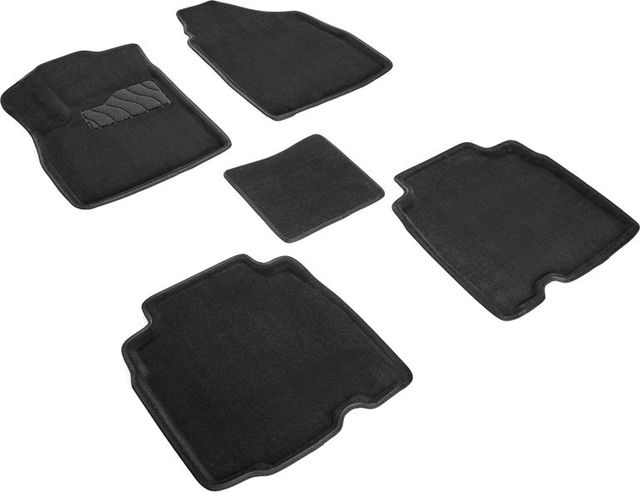 Коврики Seintex 3D ворсовые для салона Jetour X90 Plus 2022-2026 Черные. Артикул 99190