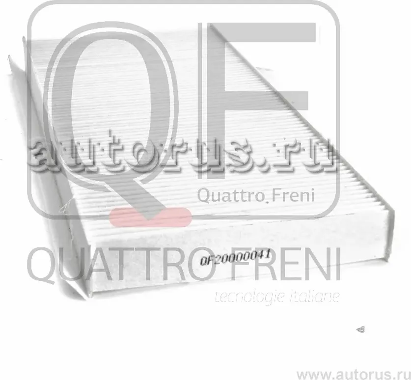 Фильтр салона FORD FOCUS 1/TOURNEO CONNECT -04 (Quattro Freni). Артикул QF20Q00041
